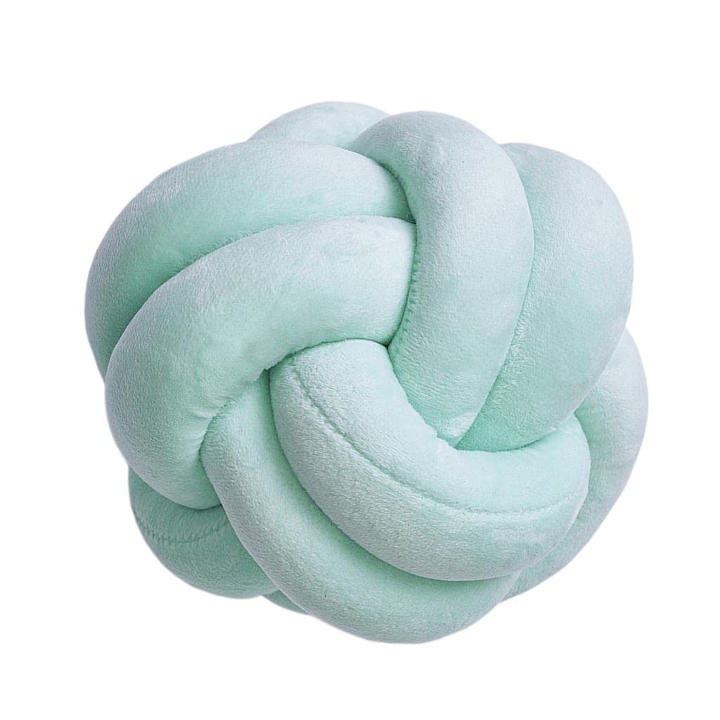 TOG Soft Plush Knot Cushion Sofa Throw Pillow for Living Room Green|Home & Kitchen| Home Decor| Pillows