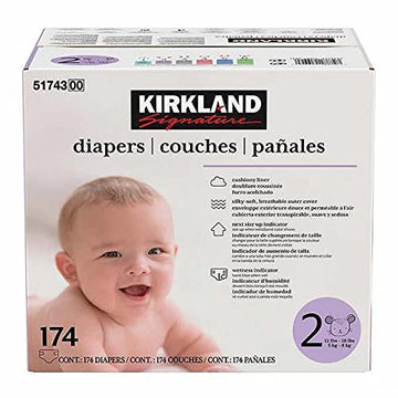 Kirkland Signature Diapers, Size 2 (174-Count)