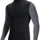 Realon Wetsuits Top Jacket Women Men 2Mm Neoprene Shirt Adult Wet Suit Front Zipper Long Sleeve Tank Swimsuit Thermal Keep Warm
