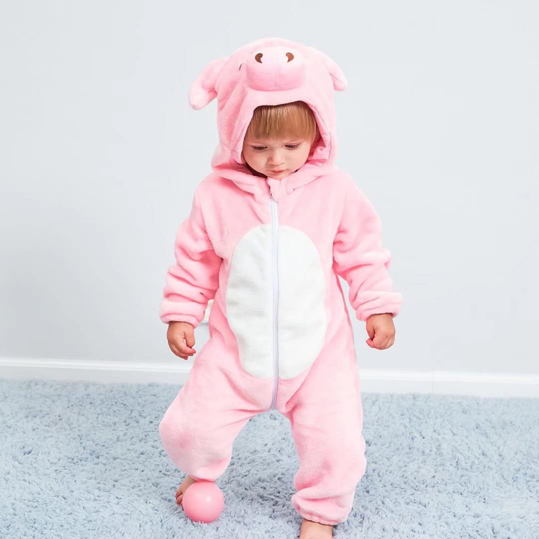 Qiaoniuniu Halloween Baby Pig Costumes Toddler Outfit Infants Cosplay Romper 30-36 Months