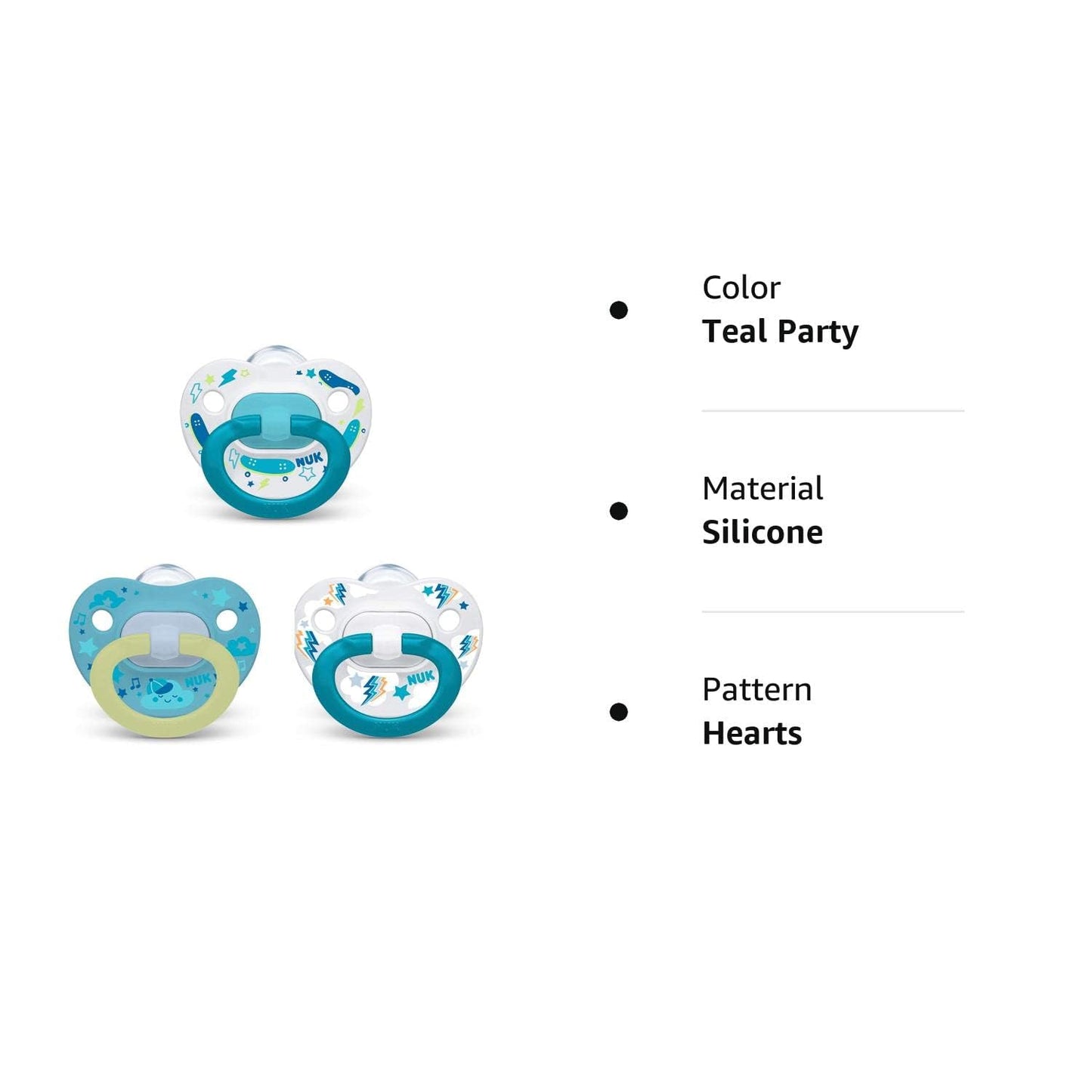 Nuk Orthodontic Pacifier Value Pack, Boys Fashion, 6-18 Months