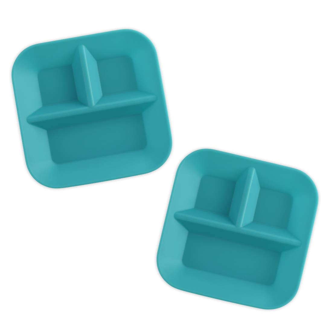 Kiddiebites | 100% Silicone Plates For Babies & Kids | Made In The Usa | Bpa, Bps, Lead, Cadmium, Pvc, & Phthalate Free | Childr