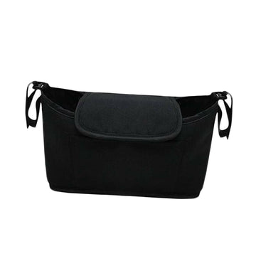 THE STYLE SUTRA Universal Baby Stroller Organizer Durable Line Pram Storage Bag Black