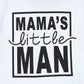 Toddler Baby Boy Clothes Letter Short Sleeve T Shirt Top Boys Shorts With Pocket Cute Summer Outfit 2Pcs Set (Mamas Man White,6-