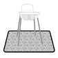 Bapronbaby Organic Dot Splash Mat - Waterproof Catch-All For Under High Chairs, Floors, Tables, Playtime Or Arts & Crafts - Mach