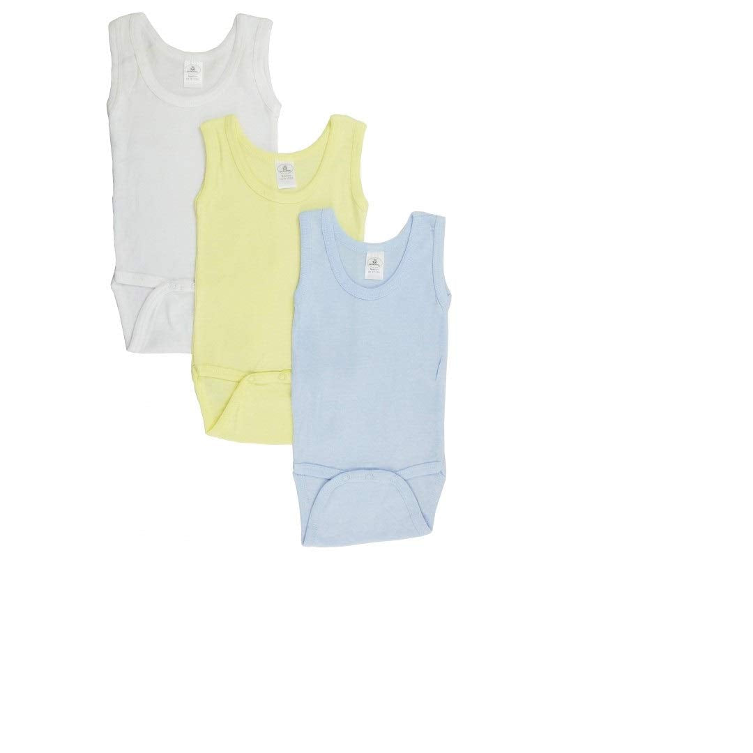 Boys Tank Top Onezies (Pack Of 3)