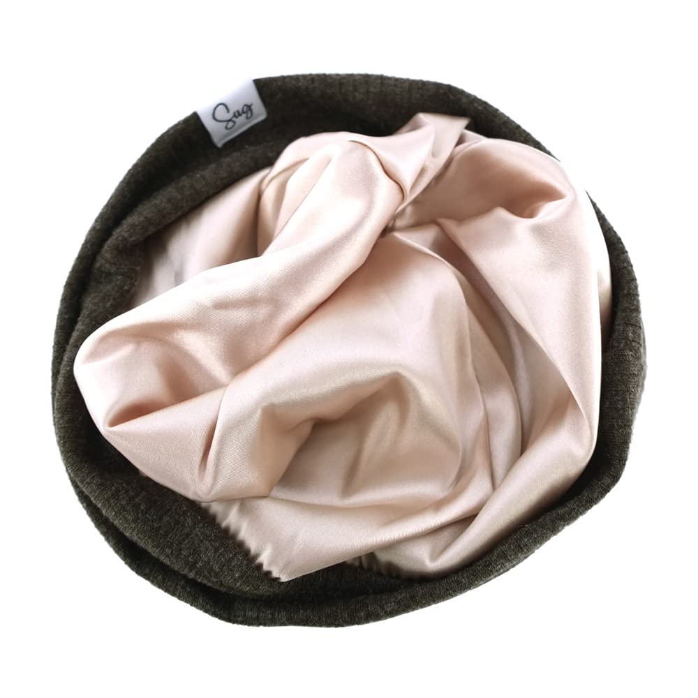 Sugarmelon Jersey Beanie Hat For Newborn Baby Boys Girls Silk Satin Lined Hats Bonnet Toddler Infant Little Kids Beanies Caps He