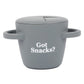 Bella Tunno Happy Snacker - Spill Proof Snack Cups for Toddlers and Babies, Snack Containers Made from Silicone BPA Free, Soft O