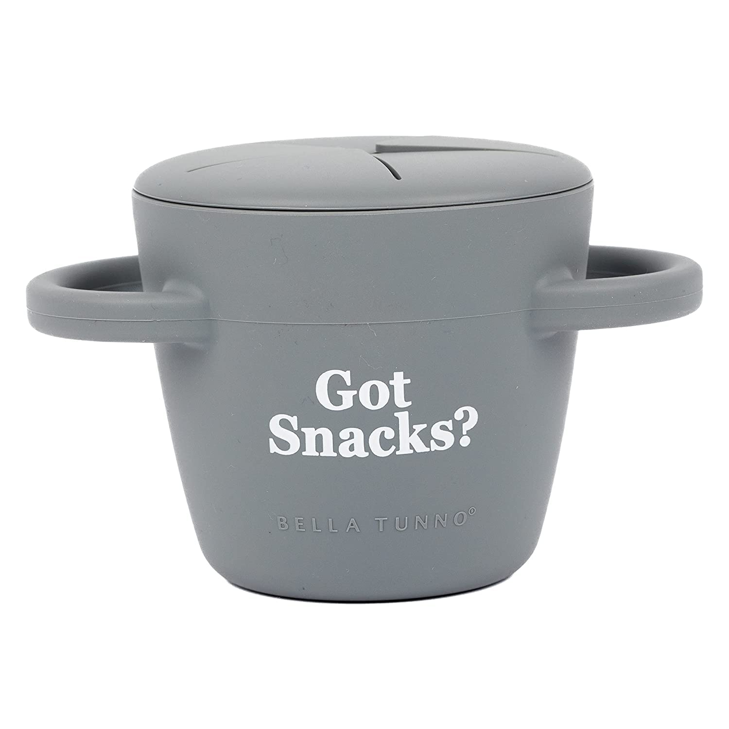 Bella Tunno Happy Snacker - Spill Proof Snack Cups for Toddlers and Babies, Snack Containers Made from Silicone BPA Free, Soft O
