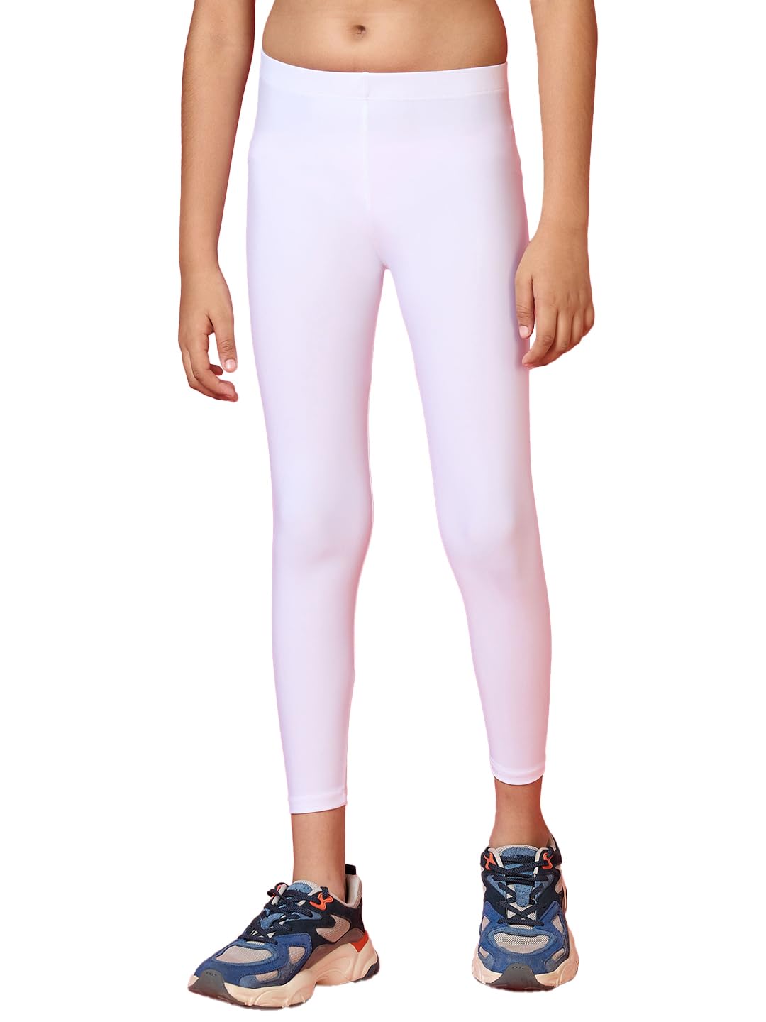 LYCOT Plain Full Tight: Comfortable Compression for Active Lifestyles (in, Age, 2 Years, 3 Years, White)