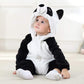 Baby Panda Costumes Unisex Toddler Outfit Halloween Dress Up Romper 24-30 Months