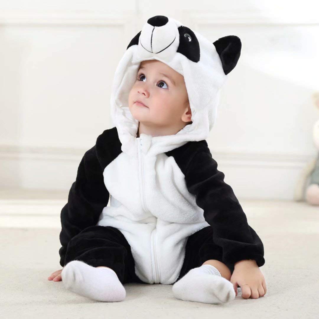 Baby Panda Costumes Unisex Toddler Outfit Halloween Dress Up Romper 24-30 Months