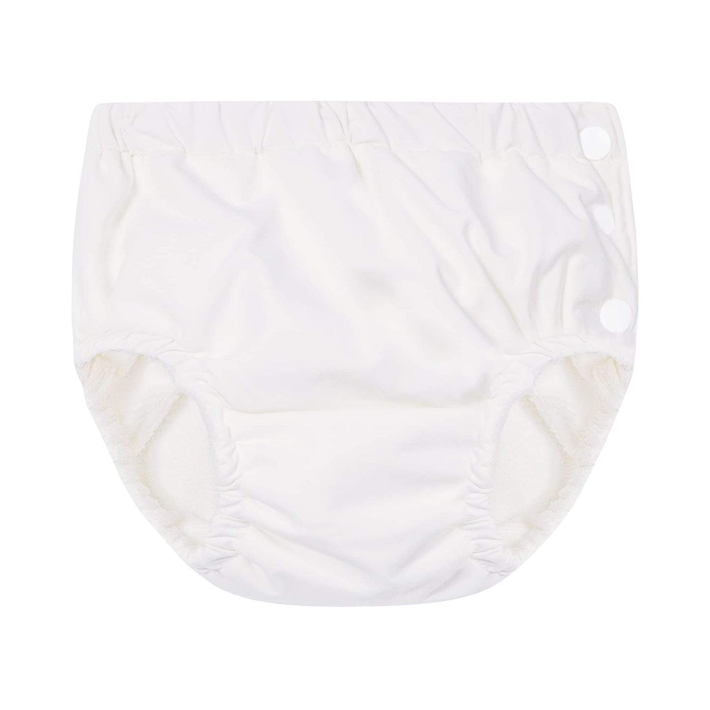 Durio Reusable Swim Diapers Washable Baby Swim Diaper Unisex Infant Toddler Swimming Diapers A White 2-3T