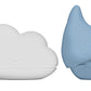 Ubbi Muted Color Cloud and Droplet Silicone Bath Squeeze Toys for Toddlers and Baby, Fun Interactive Bath Time Accessory, Set of