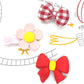 Hair Clips For Girls 18 Pcs No Slip Assorted Barrettes For Kids Bows Pink Red Cute Hair Accessories For Little Girls Teens Toddl