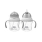 Mum To Mum Leak-Proof Easy-Drinking Space Robot Straw Cups 5Oz For 6+ Months, 2 Pack, Mm202A
