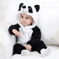 Baby Panda Costumes Unisex Toddler Outfit Halloween Dress Up Romper 18-24 Months