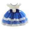 Hopscotch Baby Girls Knee Length Party Dresses In White Color For Ages (1824 Months)