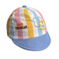 Eazylayers Baby Cap Cotton Striped Pattern Soft & Comfortable Sun Protection Hat For Newborns (03 Months), Light Blue