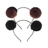 Pom Pom Headband Head Hoop Animal Style Cute Fluffy Hairband For Halloween Costume (C)