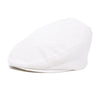 Born To Love Newborn Toddler White Baptism Scally Cap Baby Christening Hat Jeff Driver Cap Xs 12 To 18M, 48Cm