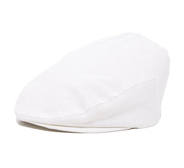 Born To Love Newborn Toddler White Baptism Scally Cap Baby Christening Hat Jeff Driver Cap Xs 12 To 18M, 48Cm