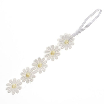 Baby Girls Lace Daisy Flower Headband Soft Hair Bands Floral Crown Wreath Flower Headpiece