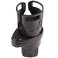 Universal Vehicle Cup Holder Expander 2in1 with Organizer | Adjustable Drink Holder for Large Bottles, Coffee Mugs & Tumblers 