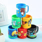VAJASIL Colorful Cartoon Cup For Children, Fun & Safe Drinking Mug, For Serving Water, Milk, Juice, Soft Drinks, This Reusable K