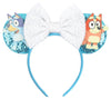 Clgift Hairband - Minnie Ears, Rose Gold, Handmade Flexible Headband, Suitable For Kids And Adult, Very, Shiny Front Side Only,