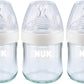 NUK Simply Natural Glass Baby Bottles, 4 oz, 3 Pack
