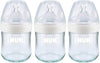 NUK Simply Natural Glass Baby Bottles, 4 oz, 3 Pack