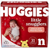 Huggies Newborn Diapers, Little Snugglers Baby Diapers, Size Newborn (Up To 10 Lbs), 31 Count