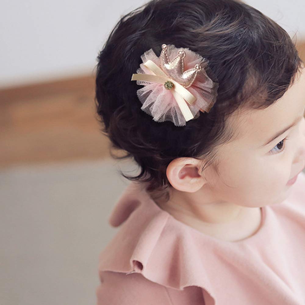 Baby Girl'S Hair Clips Cute Hair Bows Baby Elastic Hair Ties Hair Accessories Ponytail Holder Hairpins Set For Baby Girls Teens