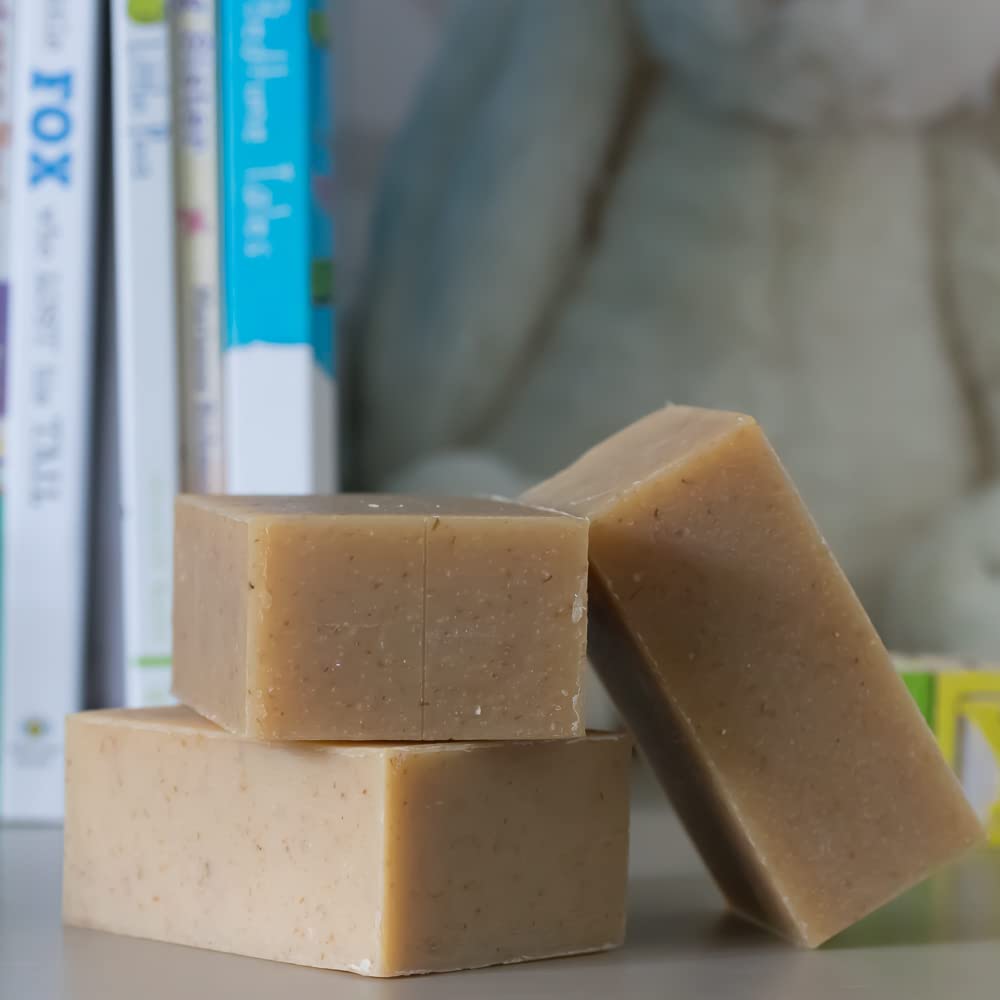 Chagrin Valley Soap & Salve Natural Organic Baby Soap - Unscented, Mild & Moisturizing Goat Milk & Honey Soap For Babies, Childr