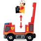 Brio 33815 Rescue Firefighter Set | 18 Piece Train Toy with a Fire Truck, Accessories and Wooden Tracks for Ages 3 and Up