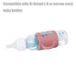 Pandaear 4 Pack Silicone Baby Bottle Handles With Dr Brown Narrow Baby Bottles 8 Oz/250 Ml, Non-Slip Easy Grip Handles