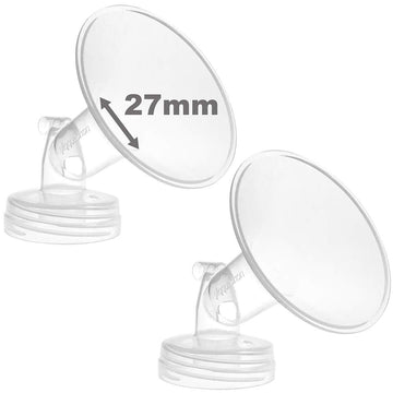 Nenesupply 2Pc 27Mm Flanges Compatible With Spectra S2 Spectra S1 9 Plus Breastpumps Replacement To Spectra Pump Parts And Spect
