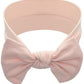 Babygiz Baby Girl Headbands-Infant,Toddler Cotton Handmade Hairbands With Bows Child Hair Accessories (White, Gray, Pink, Powder
