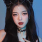 Vigvan Handmade Wolf Fox Ears Animal Cosplay Cute Head Accessories For Halloween (Chain Black)