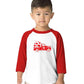 Toddler Boys Valentine'S Day Shirt Mr Valentines Sunglasses Graphic Cotton Outfit Casual 3/4 Raglan Sleeve Tee Tops (4-5T, Red4)