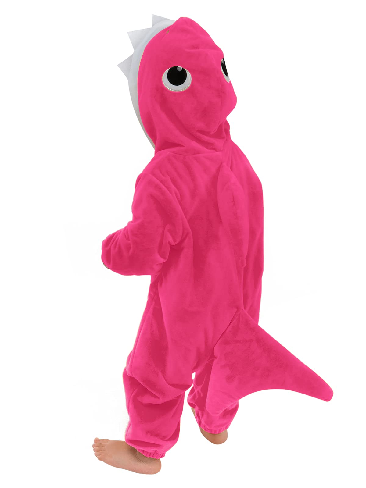 Hsctek Baby Shark Costume, Newborn Baby Shark Costume For Boys Girls, Baby Halloween Costume For Toddler Infant Pink, 3-6Months