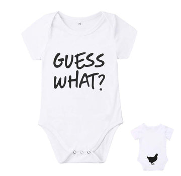 Newborn Baby Got My Mind On My Mommy Paws Funny Bodysuits Rompers Outfits Grey White 0-18M (Z-Z Guess What, 3-6M)