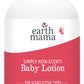 Earth Mama Simply Non-Scents Baby Lotion For Dry Skin, Calendula Cream For Newborn Skin Care, Organic Moisturizer For Children W
