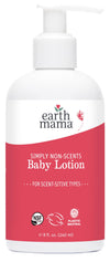 Earth Mama Simply Non-Scents Baby Lotion For Dry Skin, Calendula Cream For Newborn Skin Care, Organic Moisturizer For Children W