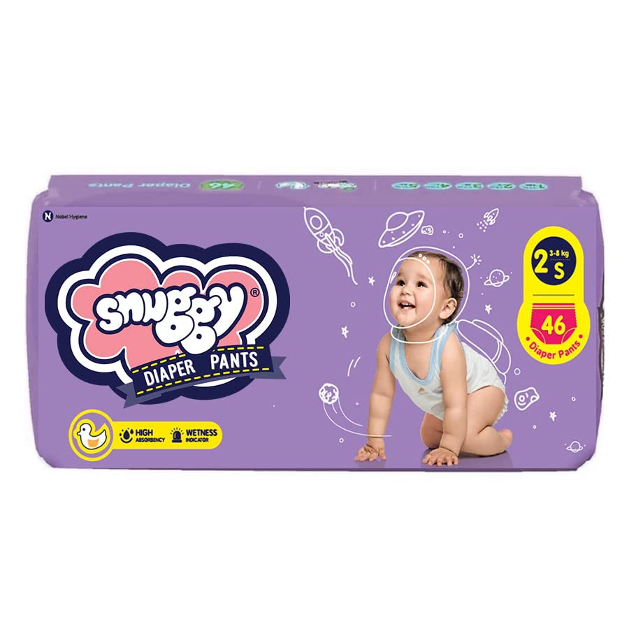 Snuggy Baby Diaper Pants Extra Large 28 Count (Pack Of 1), 1317 Kgs, Rapid Absorption, Anti  Bacterial