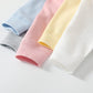 Rukosu Baby Long Sleeve Side-Snap Cotton Shirt Unisex Newborn Girls Boys Kimono Tee Shirts Top Grey New Born