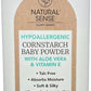 Natural Sense Plant-Based Hypoallergenic Cornstarch Baby Powder With Aloe Vera & Vitamin E, 9Oz