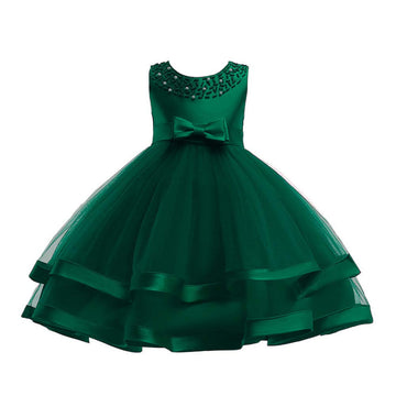 Comisara Toddler Baby Girls Bridesmaid Dresses Little Kids Birthday Pageant Wedding Party Performance Fancy Formal Princess Ball