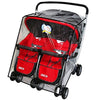 Stroller Rain Cover,Universal Rain Cover For Side By Side Baby Stroller, Double Stroller Cover For Rain And Wind ,Baby Outdoor A